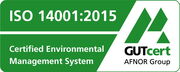 ISO Zertifikat 14001 Umweltmanagement - GRASS-MERKUR