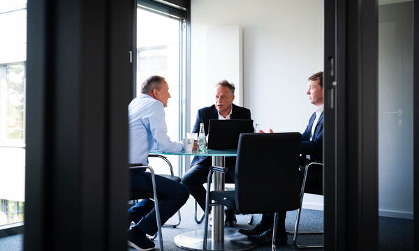 Holger Sievers, Jens Ahlbrand und Georg Ahlbrand.