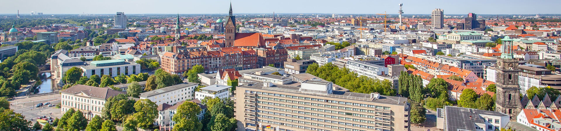 Drohnenaufnahme Hannover