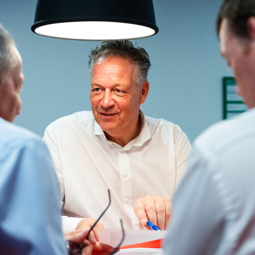 Jens Ahlbrand im Gespräch.