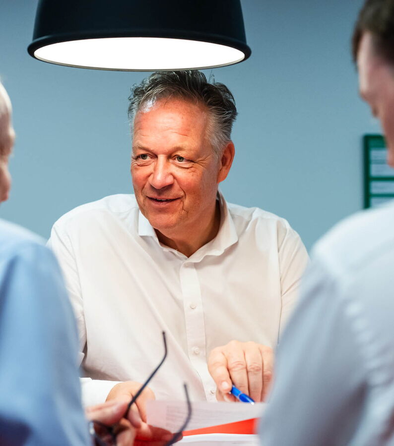 Jens Ahlbrand im Gespräch.