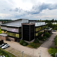 Außenansicht Grass-Merkur Rechenzentrum am Standort Hannover.